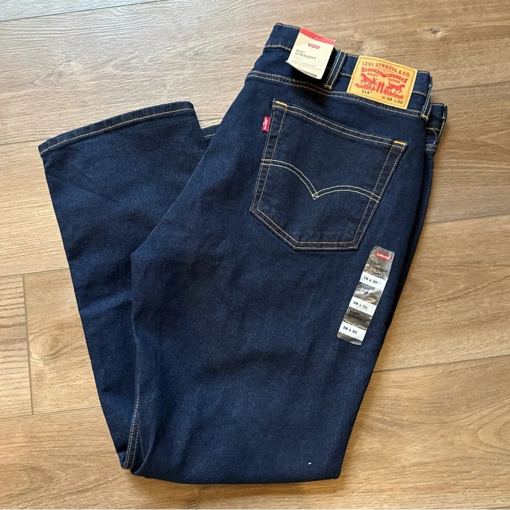 Men’s Size 38x30 Levi’s 514 Straight Leg Jeans Blue